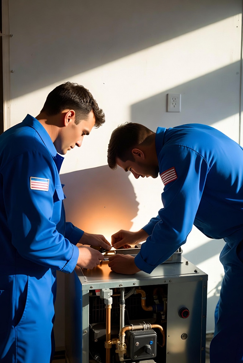 Replacing old or inefficient furnaces with modern heating systems for improved performance and reliability